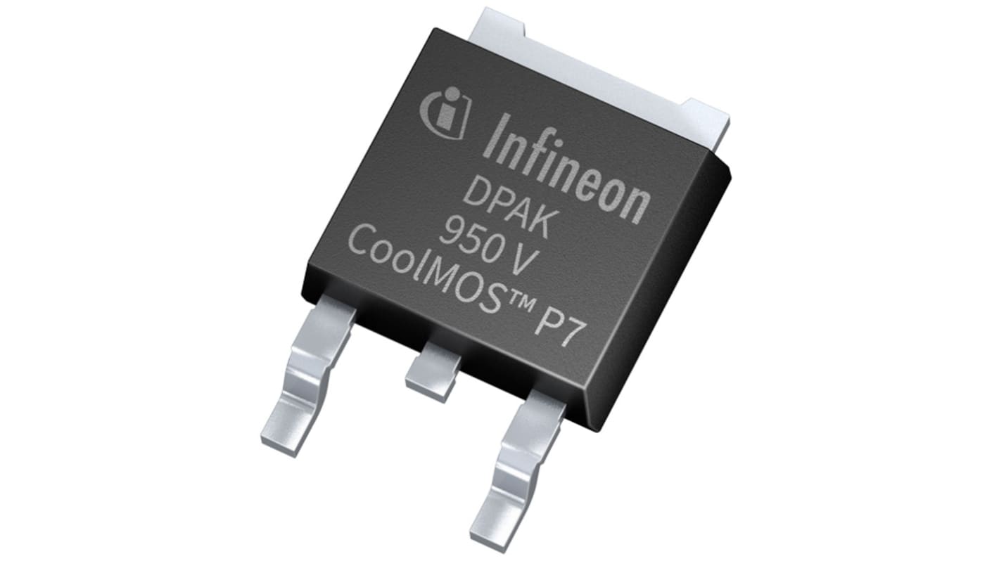 Infineon Nチャンネル MOSFET950 V 1899-12-31 06:00:00 スルーホール パッケージTO-252 3 ピン