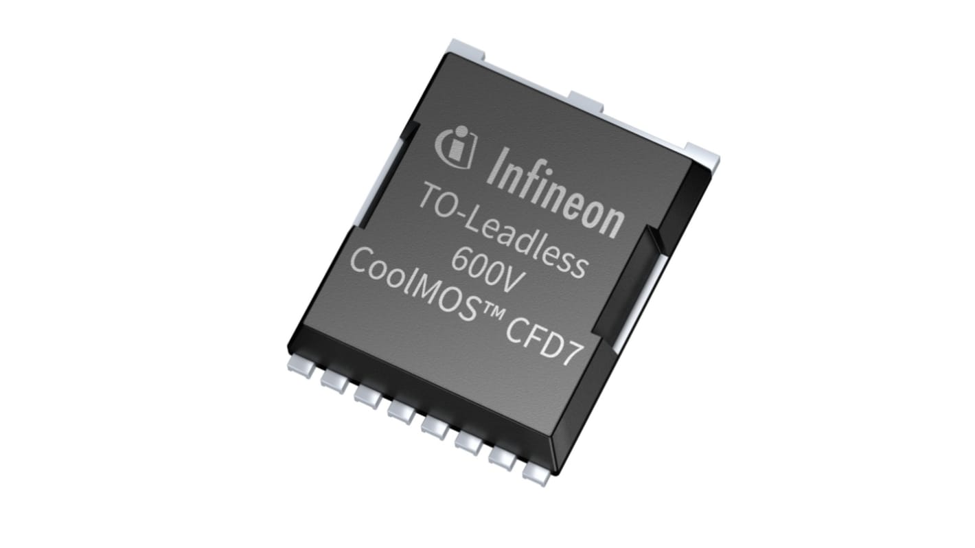 MOSFET Infineon, canale N, 153 A, HSOF, Montaggio superficiale