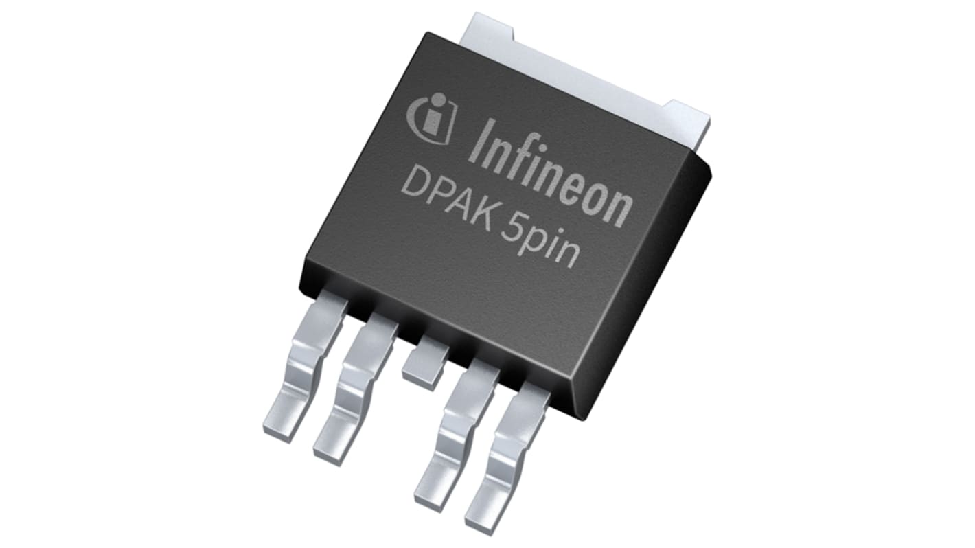 Infineon Pチャンネル MOSFET-30 V -50 A スルーホール パッケージTO-252 5 ピン