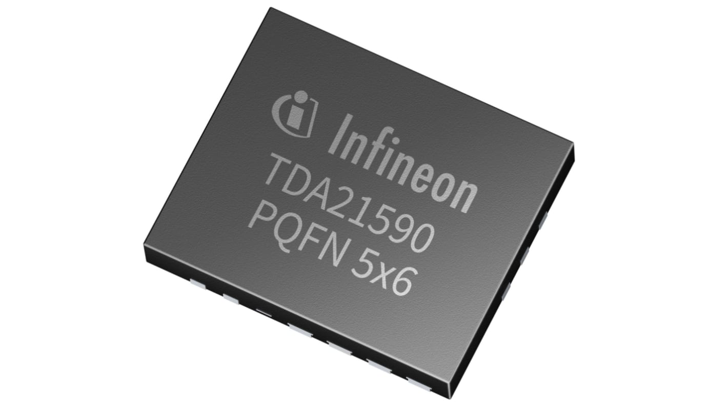 Convertidor dc-dc TDA21590AUMA1, Regulador restador de tensión, 90A PQFN, 42 pines, 1,5 MHz