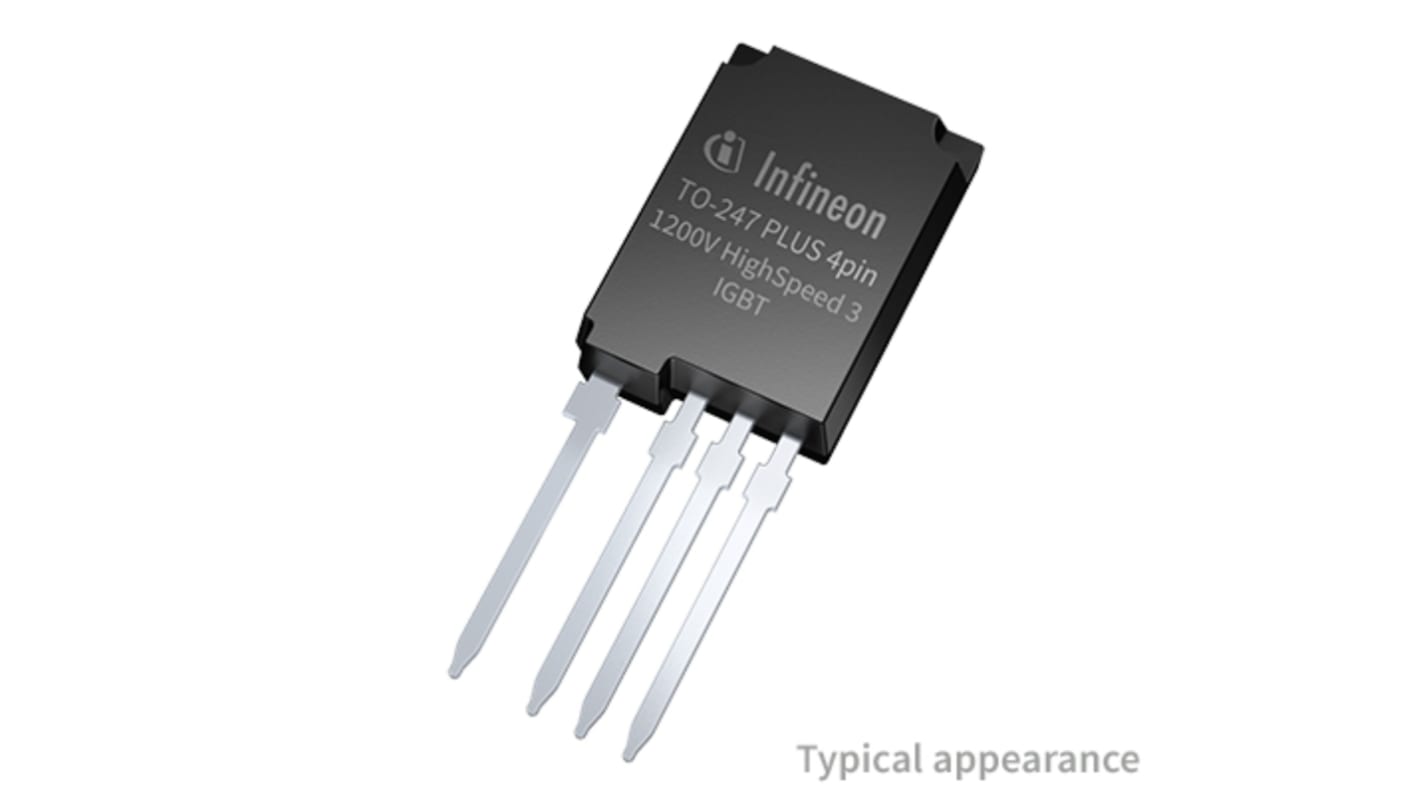 Infineon Nチャンネル IGBT 1200 V 40 A, 4-Pin TO-247 1