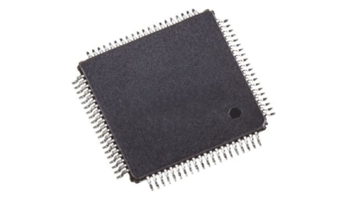 Mikrokontroler Infineon CY8C6244 TQFP 80-pinowy Montaż powierzchniowy ARM Cortex M0+, ARM Cortex M4 256 kB 32bit 150MHz