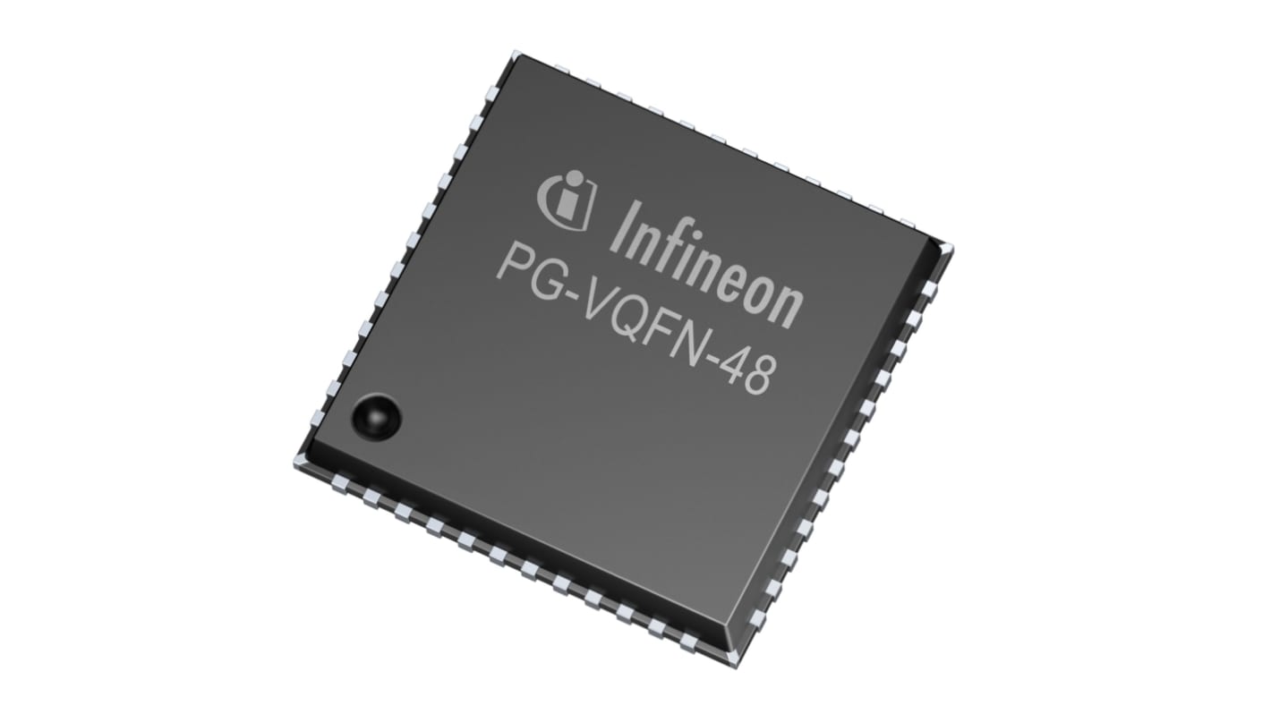 Microcontrollore Infineon, ARM Cortex M0, VQFN, XMC1000, 48 Pin, Montaggio superficiale, 32bit, 32MHz