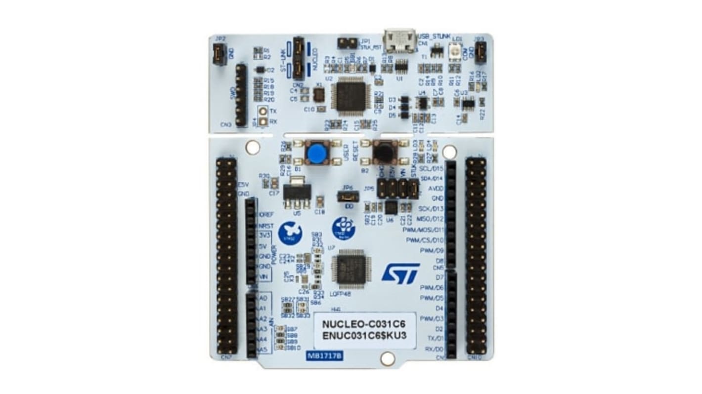 Placa de microcontrolador STM32 Microcontroller de STMicroelectronics, con núcleo ARM Cortex