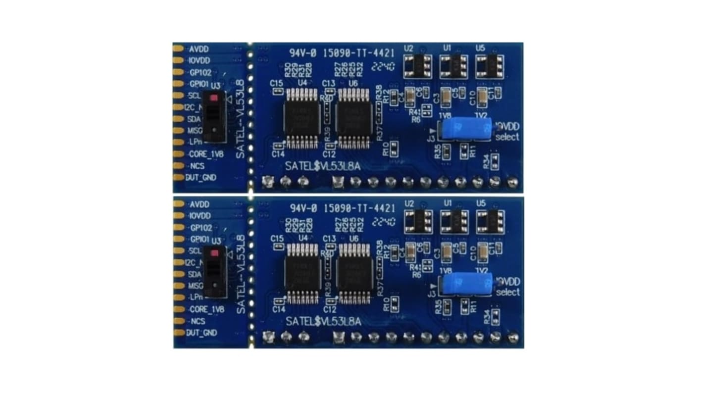 Scheda di espansione Breakout Board Based On the VL53L8 Series Time Of Flight Sensors STMicroelectronics, con Sensore