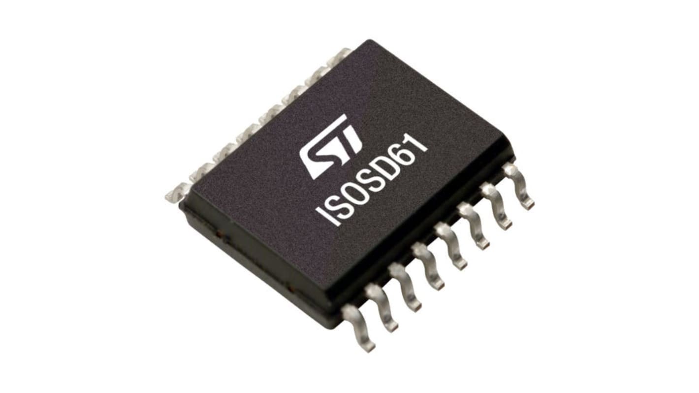 STMicroelectronics 16 Bit ADC ISOSD61 SO-16, 16-Pin