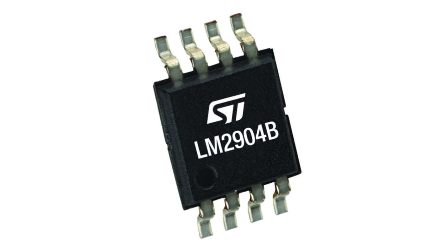 STMicroelectronics オペアンプ, 表面実装, 2回路, 単一電源, LM2904BYDT