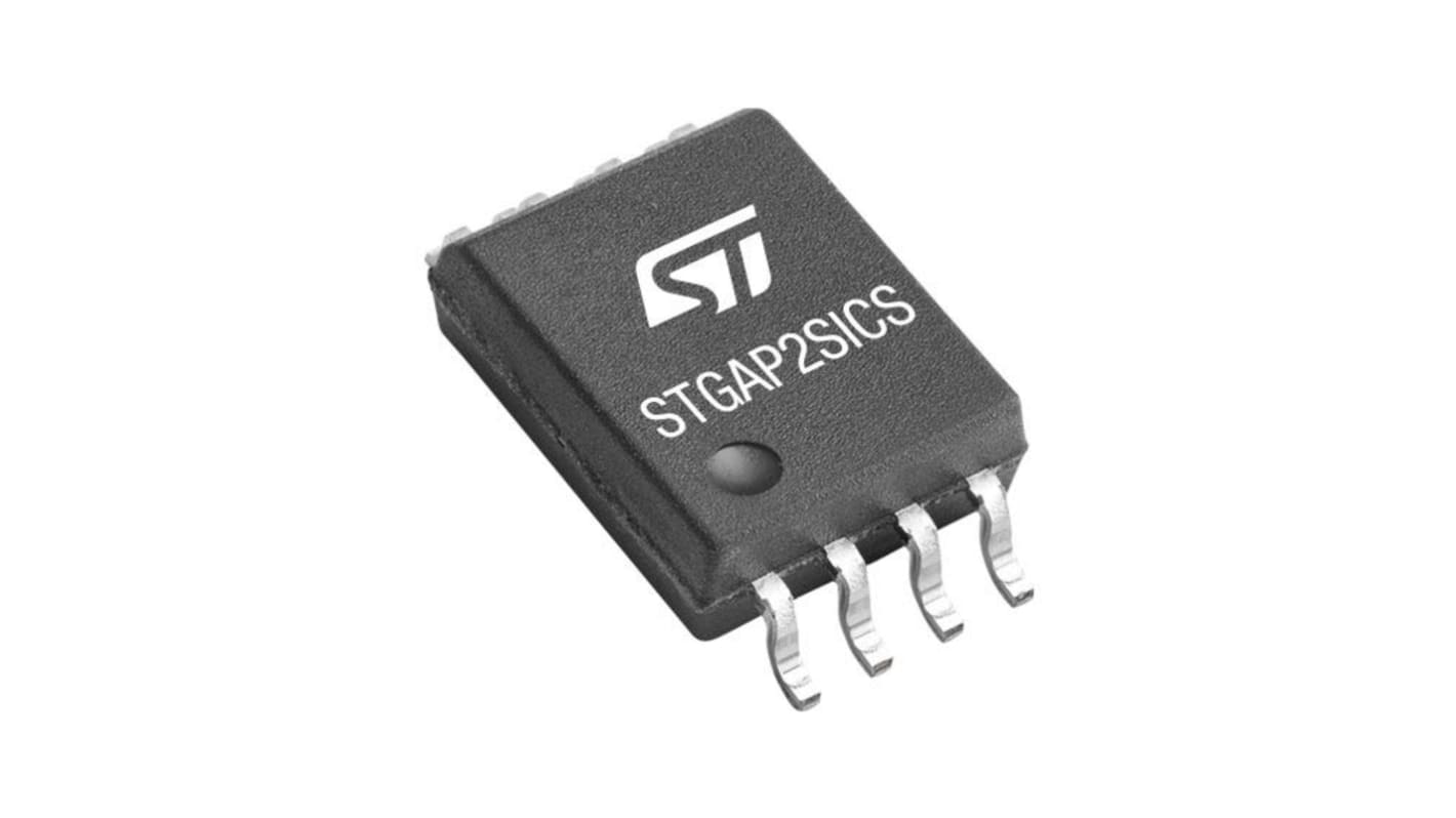 Driver gate MOSFET STGAP2SICSCTR, CMOS, TTL, 4 A, 6.5V, SO-8W, 8-Pin