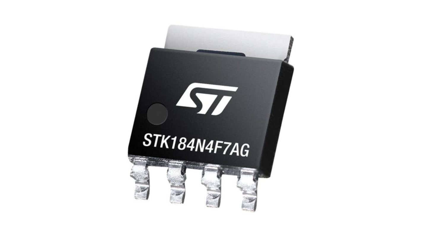 N-Channel MOSFET, 100 A, 40 V, 4-Pin ECOPACK STMicroelectronics STK184N4F7AG