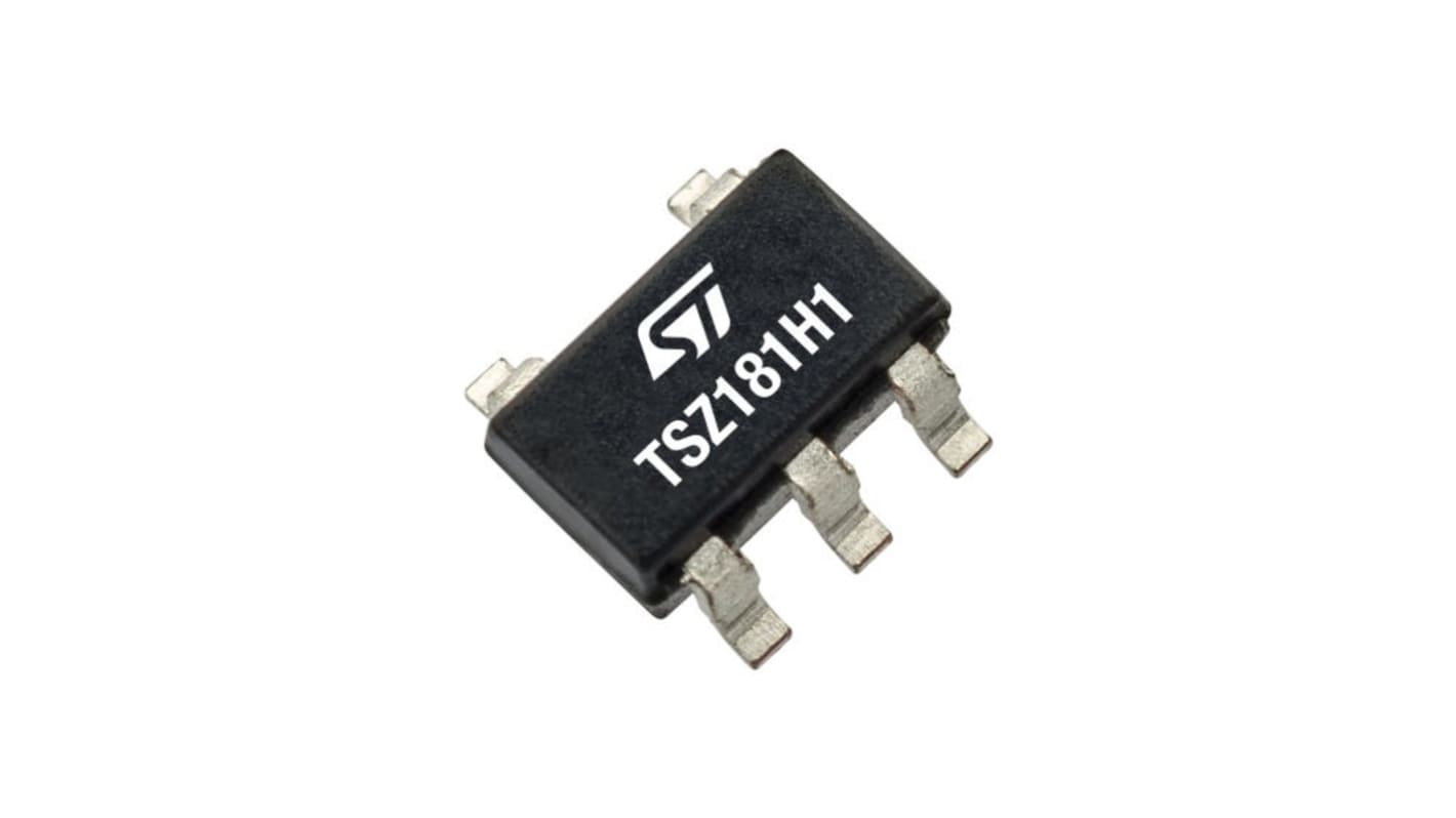 TSZ181H1YLT STMicroelectronics, Operational Amplifier, Op Amps, RRIO, 20MHz, 5.5 V, 8-Pin ECOPACK