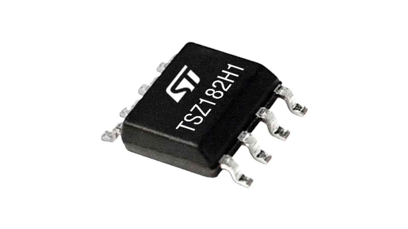 TSZ182H1YDT STMicroelectronics, Operational Amplifier, Op Amps, RRIO, 3MHz, 6 V, 8-Pin ECOPACK