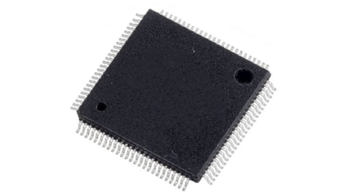 Infineon CYT2B75CADQ0AZEGS, 32bit Microcontroller, TRAVEO™ T2G CYT2B7 Series, 160MHz, 1.088 MB Flash, 100-Pin LQFP