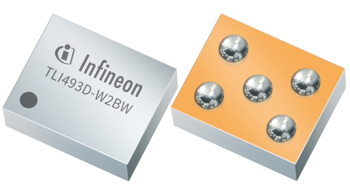 Capteur à effet Hall Infineon 3 Axes, CMS I2C SG-WFWLB-5-2, 5 broches