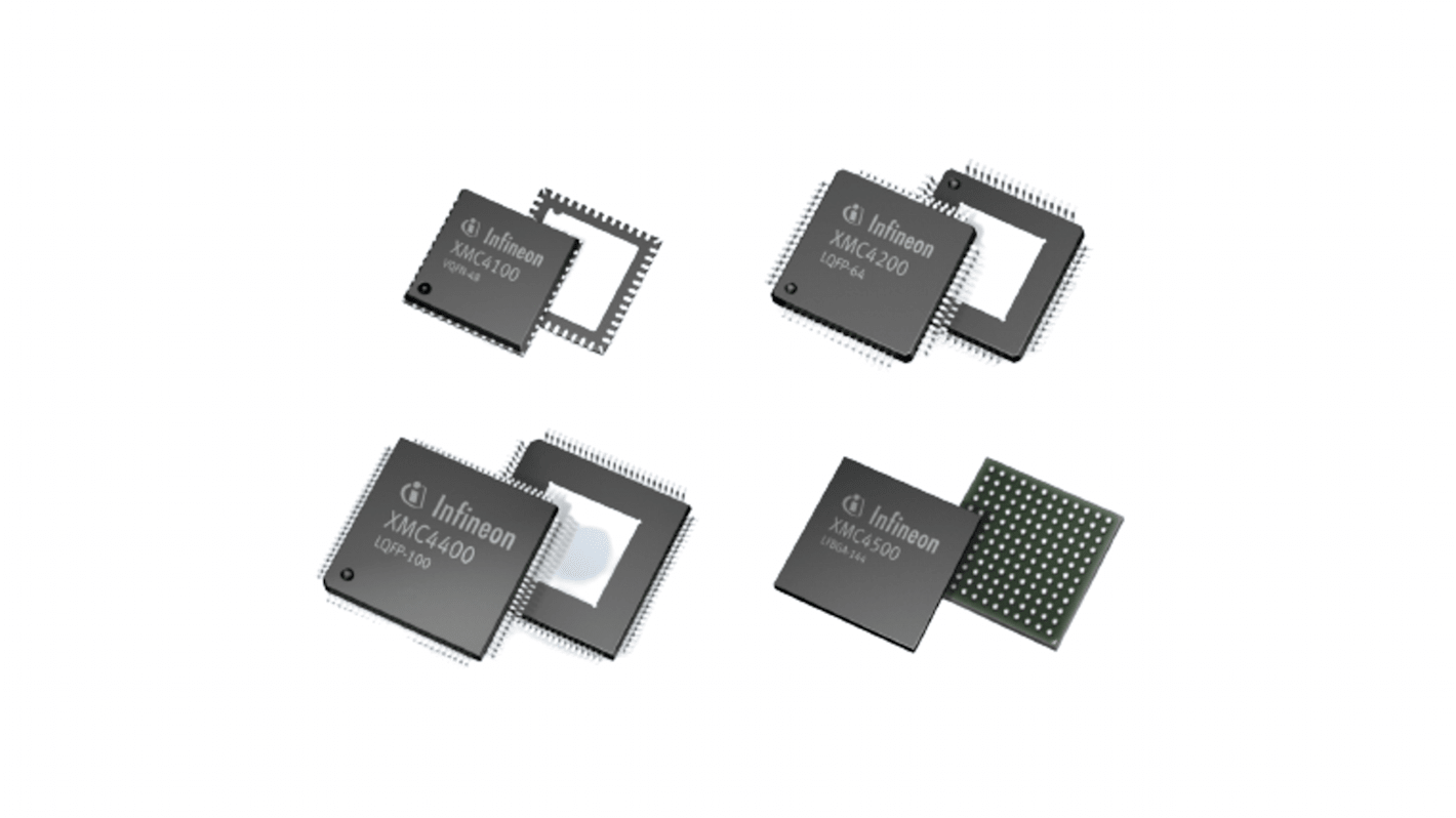 Microcontrolador Infineon XMC4400F100F512BAXUMA1, núcleo ARM Cortex M4 de 32bit, 120MHZ, PG-LQFP-100 de 75 pines