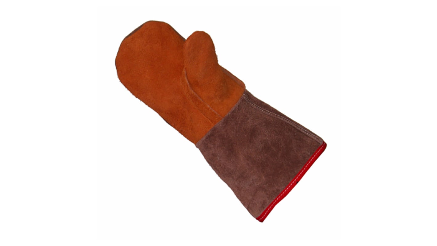 Liscombe Brown Leather Safety Work Gloves