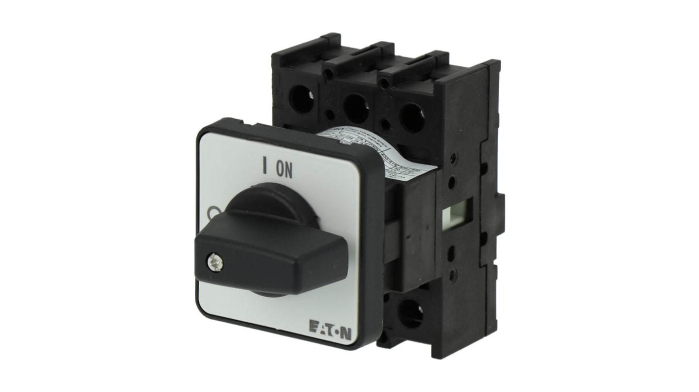 Eaton 3 Pole Flush Mount Isolator Switch - 40A Maximum Current, 15kW Power Rating, IP65