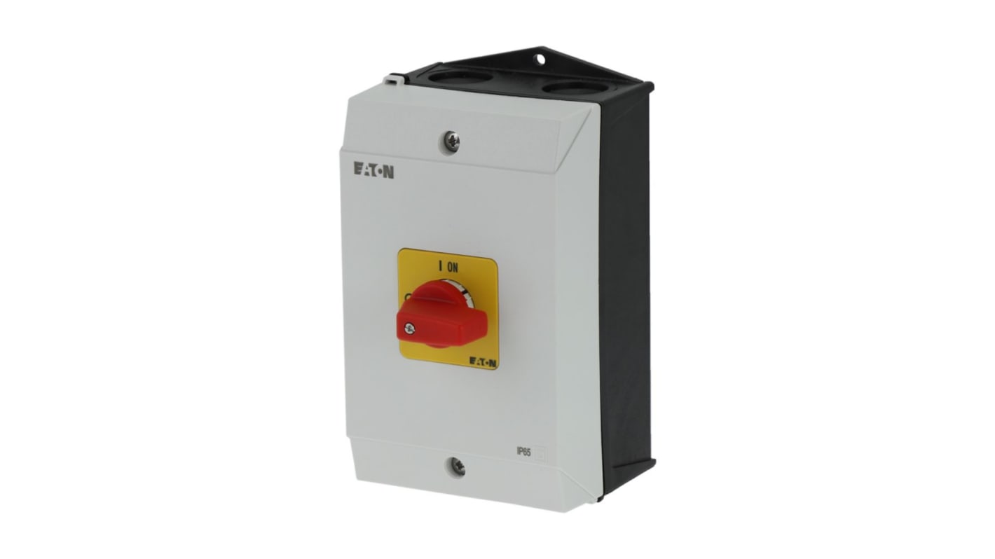 Eaton 3 Pole Surface Mount Isolator Switch - 40A Maximum Current, 15kW Power Rating, IP65