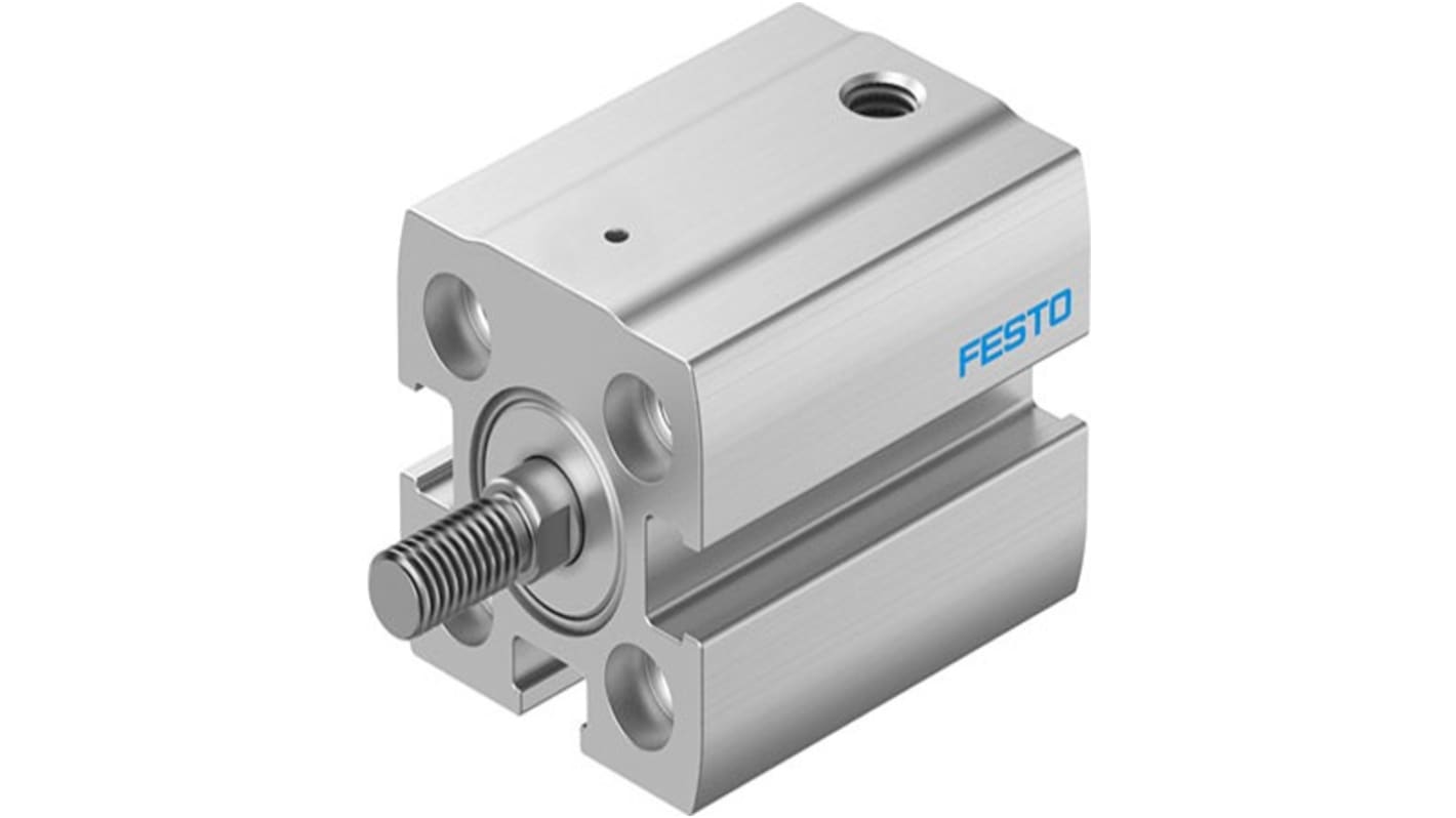 Festo Pneumatic Compact Cylinder - AEN-S-12, 12mm Bore, 10mm Stroke, AEN Series, Single Acting