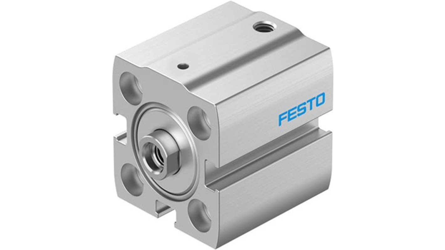 Festo Pneumatic Compact Cylinder - AEN-S-20, 20mm Bore, 10mm Stroke, AEN Series, Single Acting