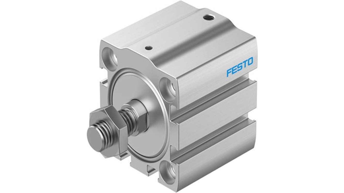 Festo Pneumatic Compact Cylinder - AEN-S-32, 32mm Bore, 10mm Stroke, AEN Series, Single Acting