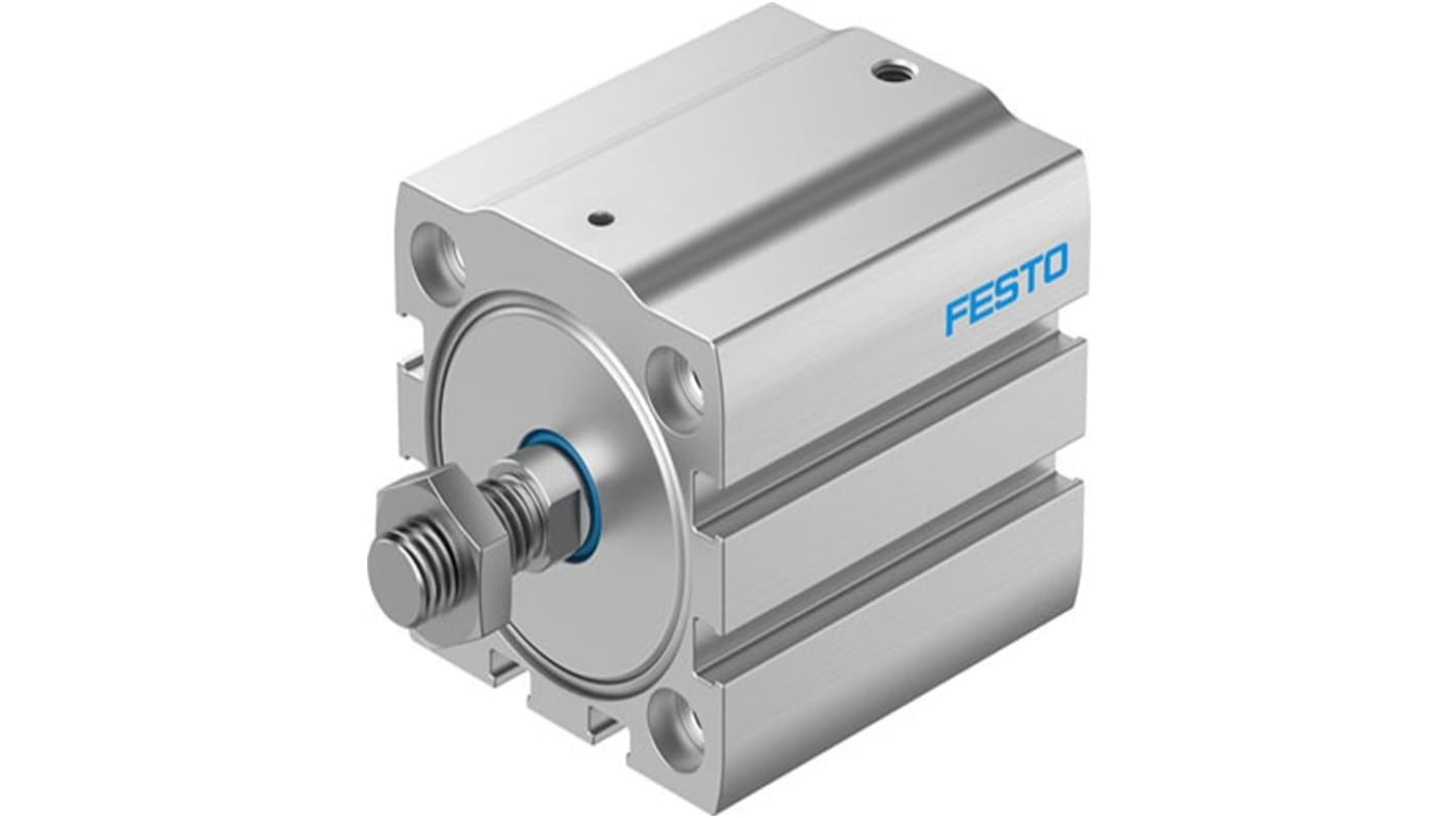 Festo Pneumatic Compact Cylinder - AEN-S-40, 40mm Bore, 10mm Stroke, AEN Series, Single Acting