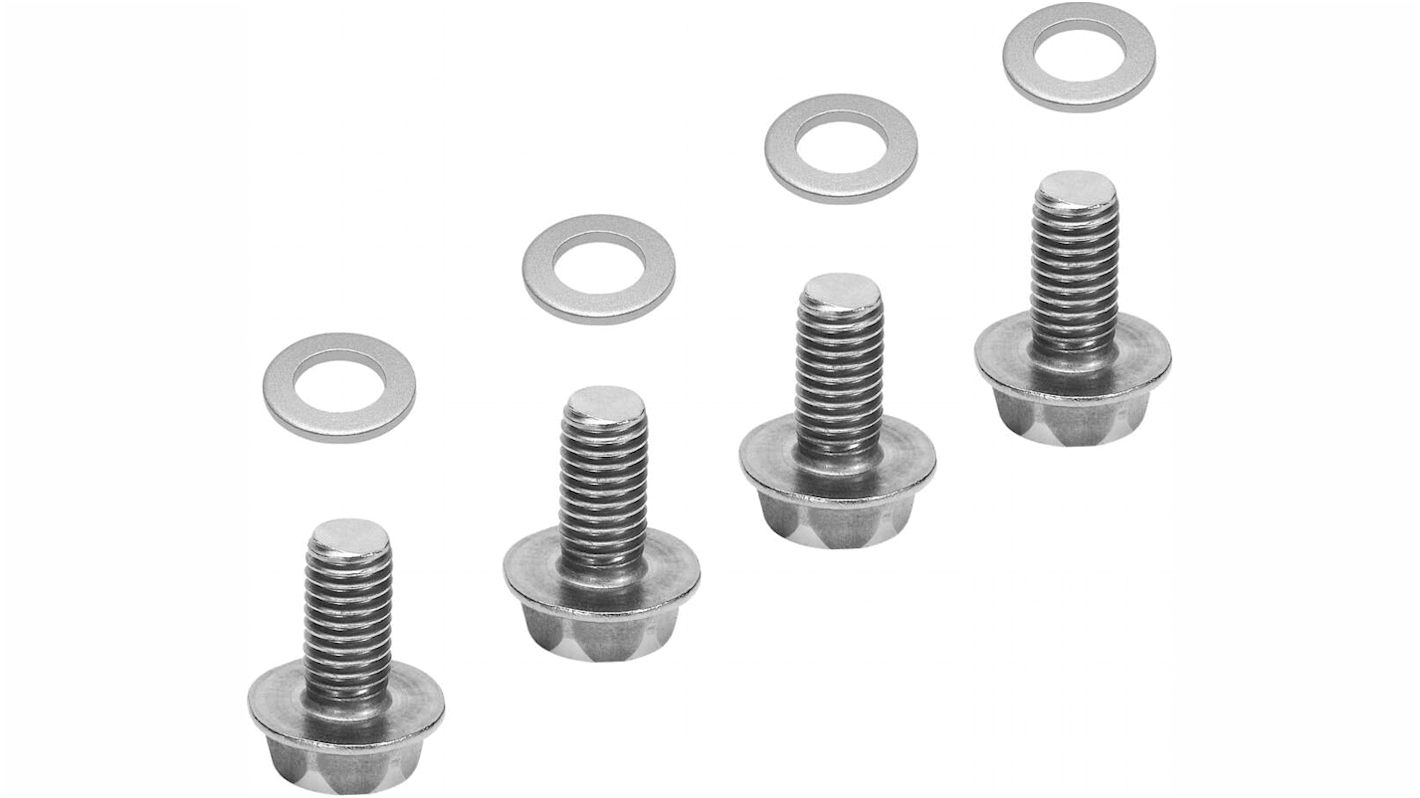 Festo DAMD Steckeranschluss Legierter Stahl, Edelstahl