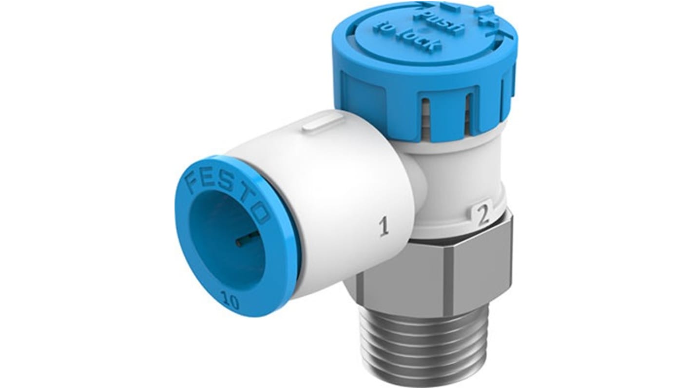 VFOELETR14Q10 Festo Rotary Knob Exhaust Air One Way Flow Control