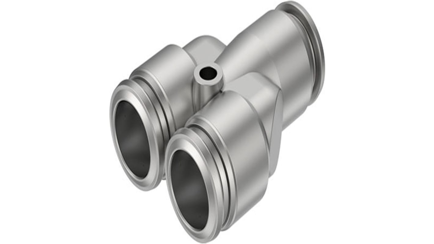 Festo NPQR Series Push-in Fitting, Push In 16 mm to Push In 16 mm, Tube-to-Tube Connection Style, NPQR-Y-Q16