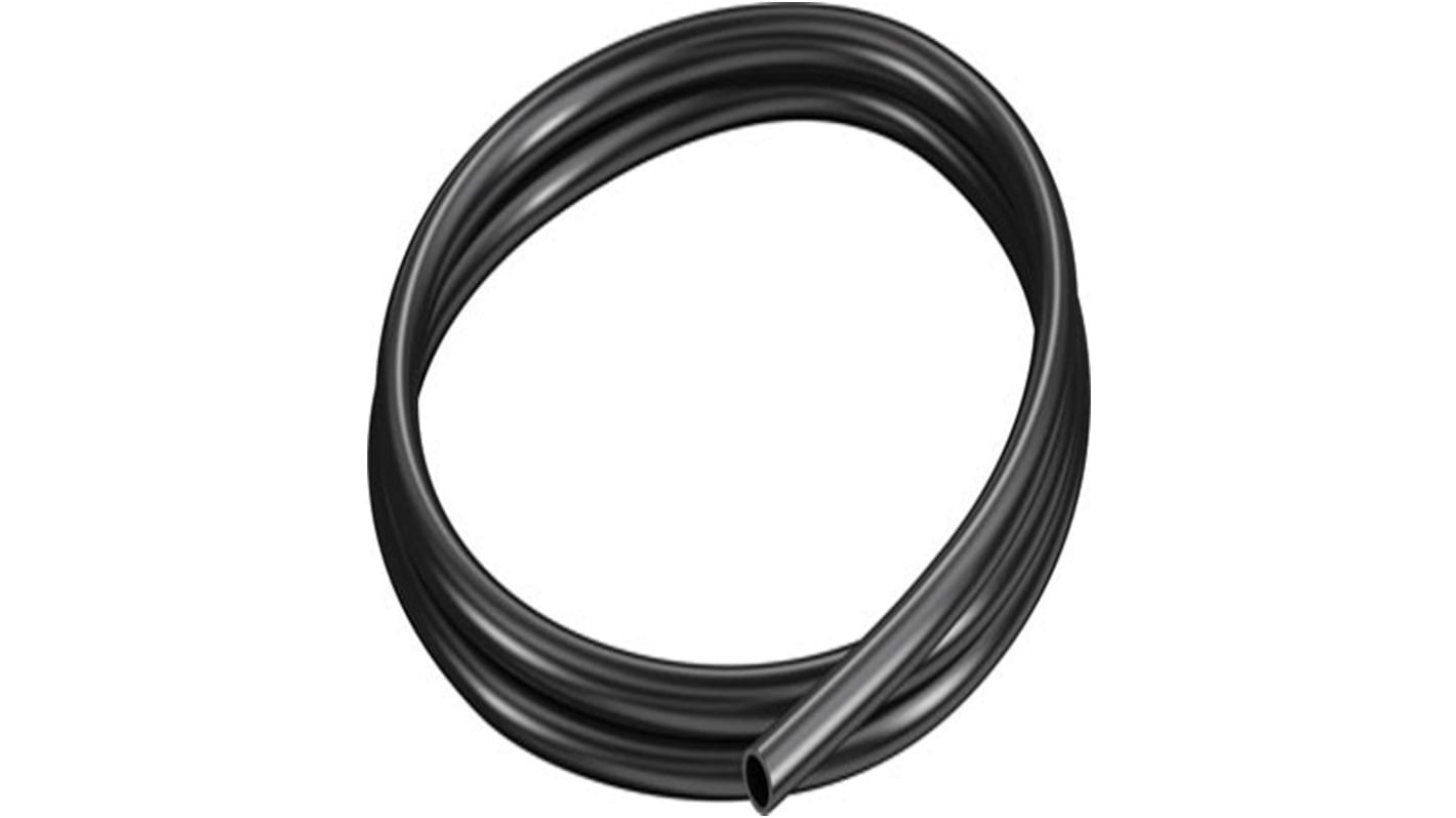 Festo Black Round Plastic Tube x 10mm OD x 7mm ID x 3mm