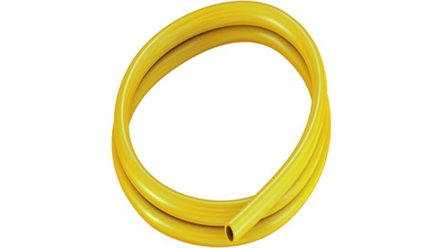 Tubo in plastica Giallo Circolare x 8mm ID x 12mm OD x 4mm