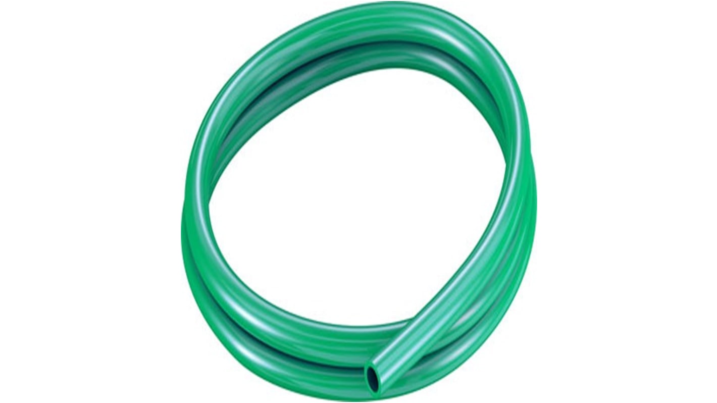 Tubo in plastica Verde Circolare x 8mm ID x 12mm OD x 4mm