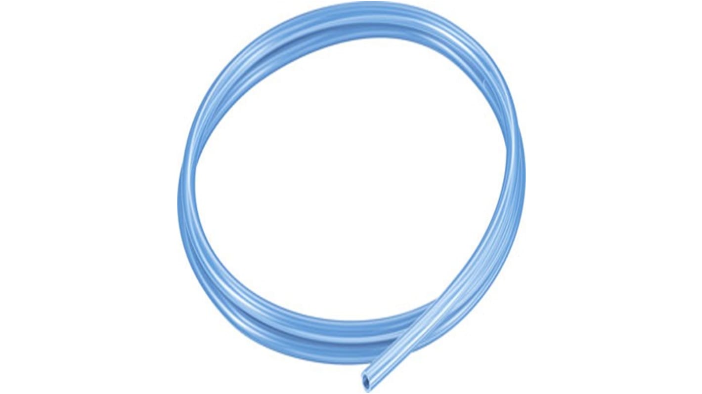 Tubo in plastica Blu traslucido Circolare x 4mm ID x 6mm OD