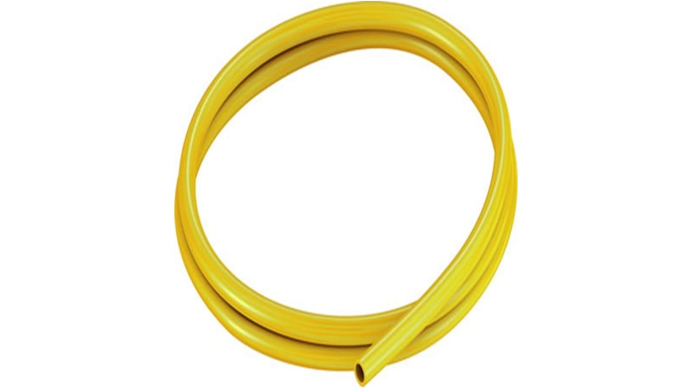 Tubo in plastica Giallo Circolare x 5.7mm ID x 8mm OD x 2.3mm