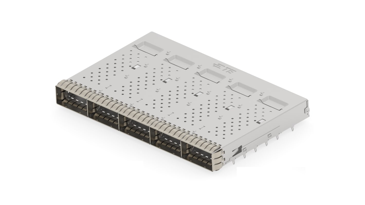 TE Connectivity QSFP Cage Assembly 5-Port 5-Position, 2386733-1