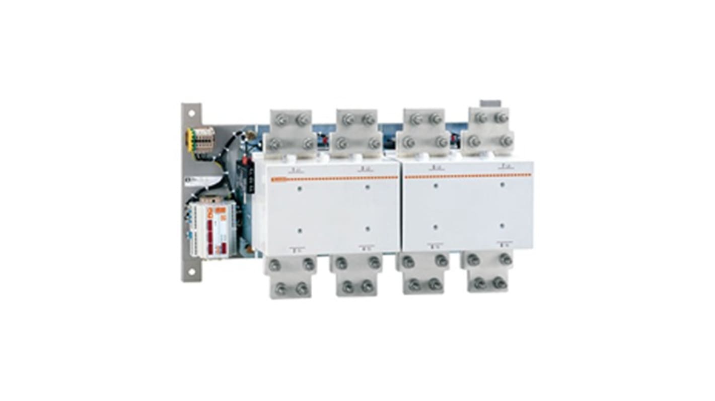 Lovato B1250 Contactor, 125 V Coil, 4-Pole, 1.25 kA, 1.45 MW, 2NO + 4NC, 690 V