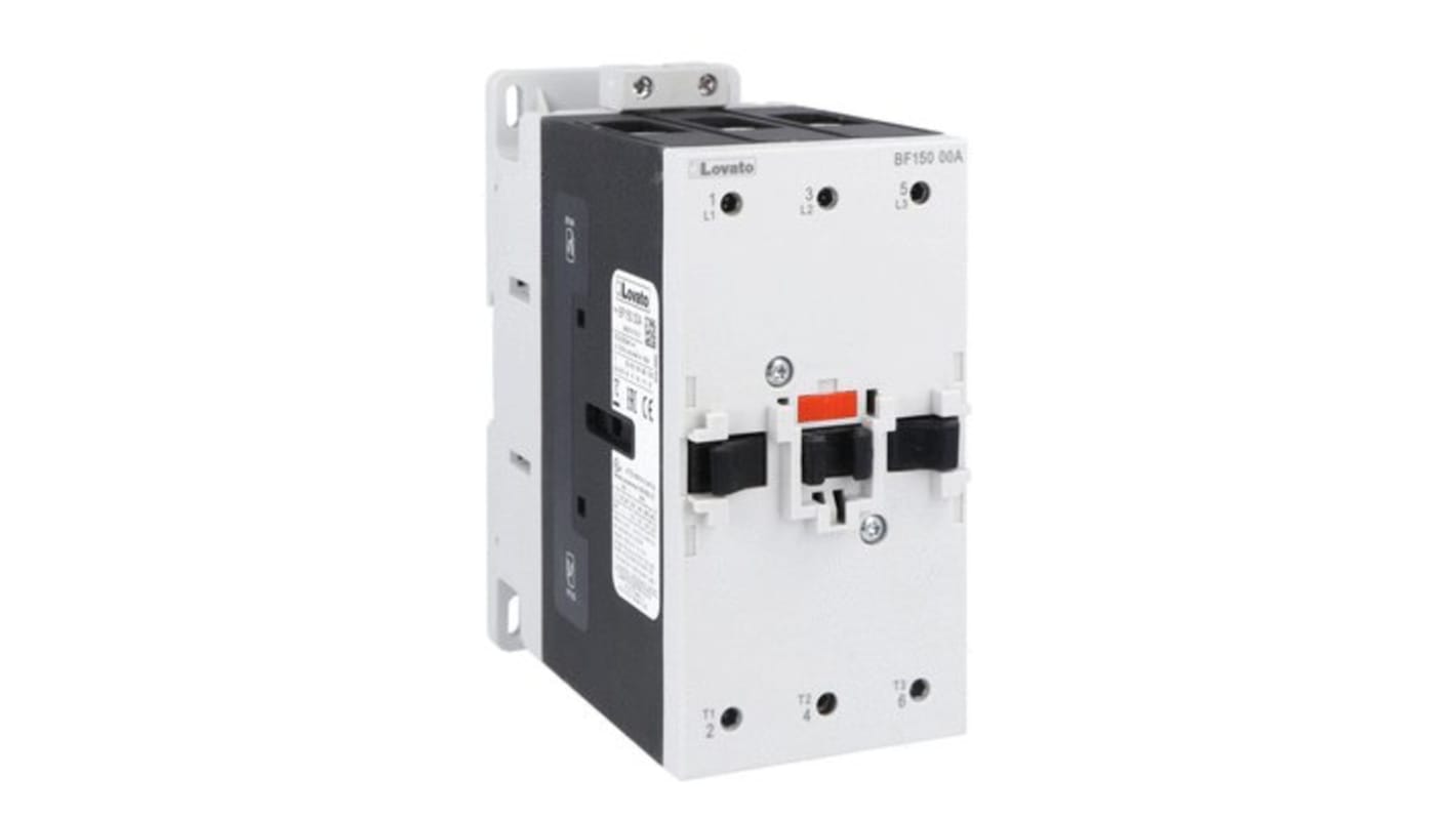 BF15 Series Contactor, 48 V Coil, 3-Pole, 150 A, 55 kW, 1 kV
