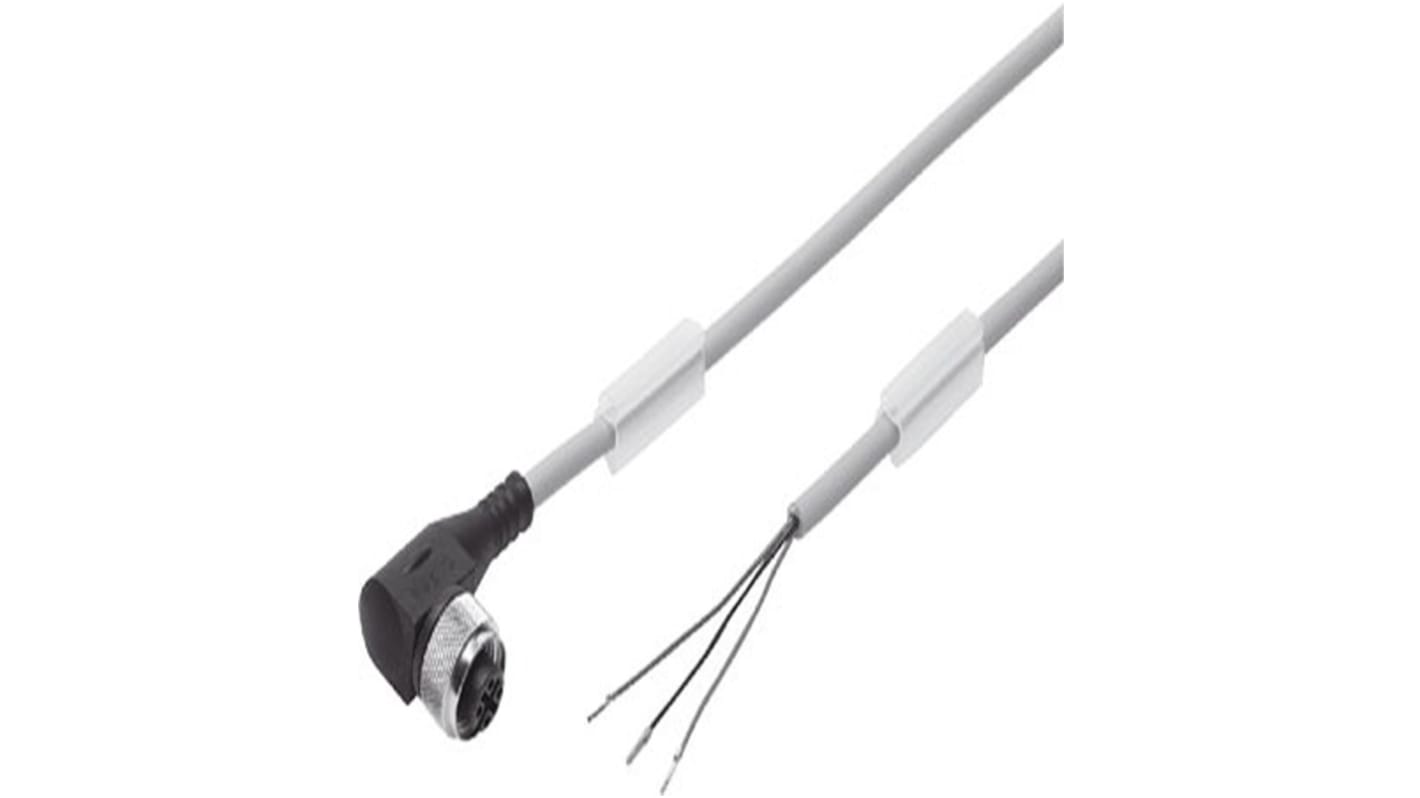 Cable Festo, con. A M12 Hembra, 5 polos, con. B Pigtail, 3 polos, long. 5m