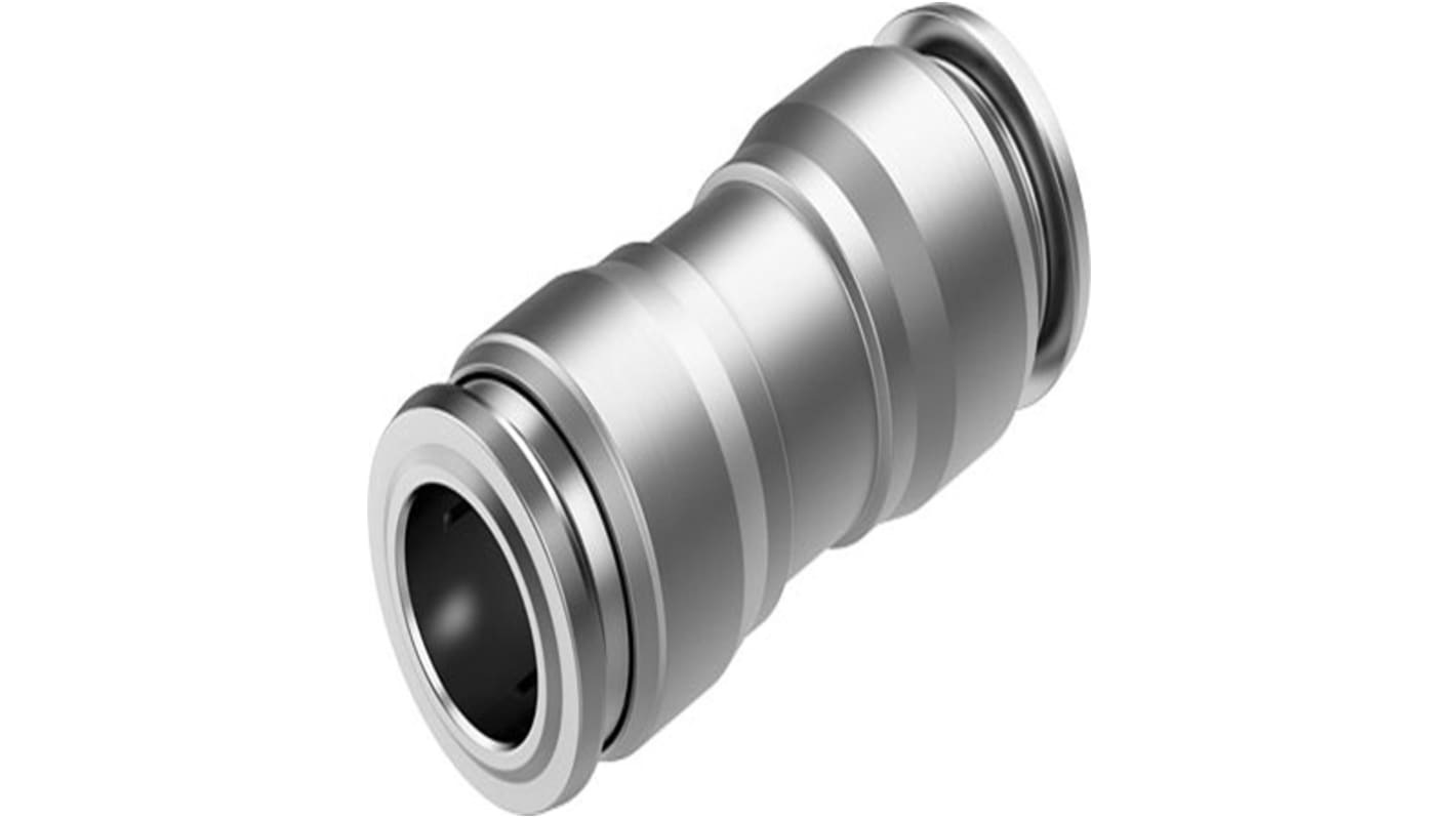 NPQR Series Push-in Fitting, Push In 12 mm to Push In 12 mm, Tube-to-Tube Connection Style, NPQR-D-Q12