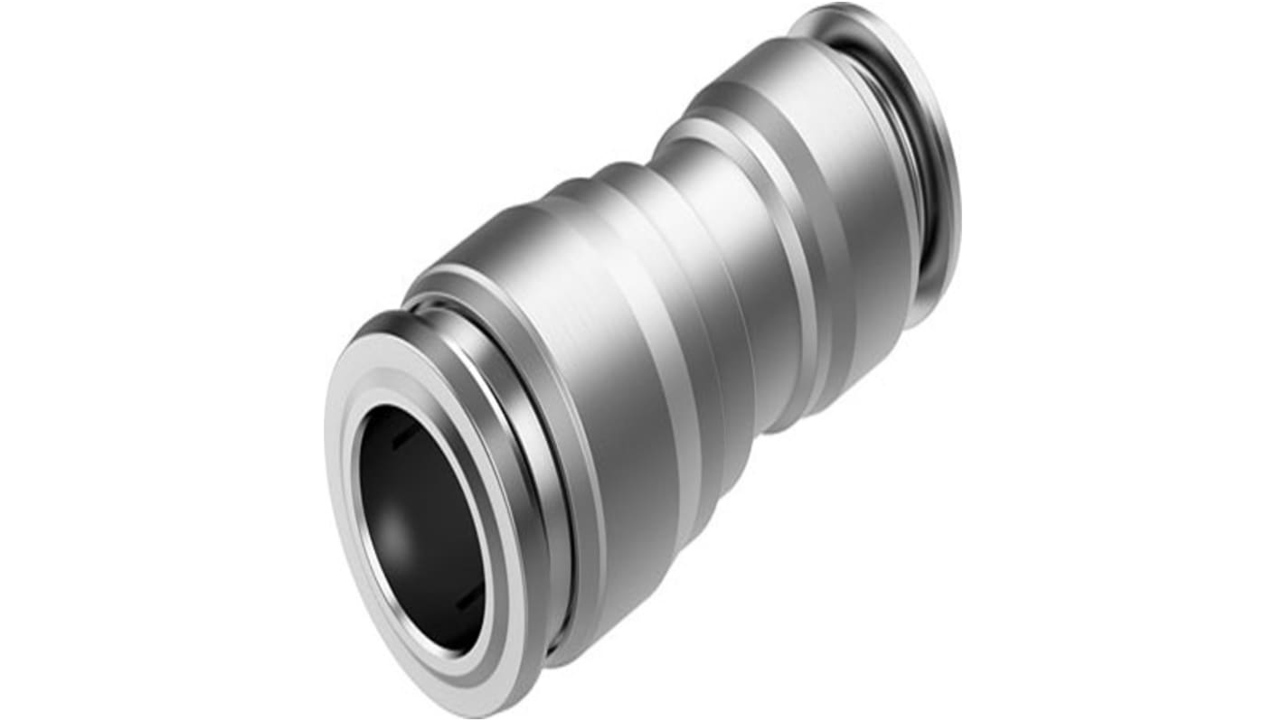 NPQR Series Straight Fitting, Tube 12 to 10 mm, Tube-to-Tube Connection Style, NPQR-D-Q12