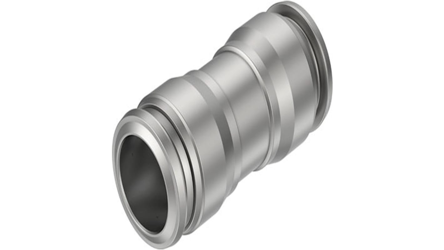 NPQR Series Push-in Fitting, Push In 16 mm to Push In 16 mm, Tube-to-Tube Connection Style, NPQR-D-Q16