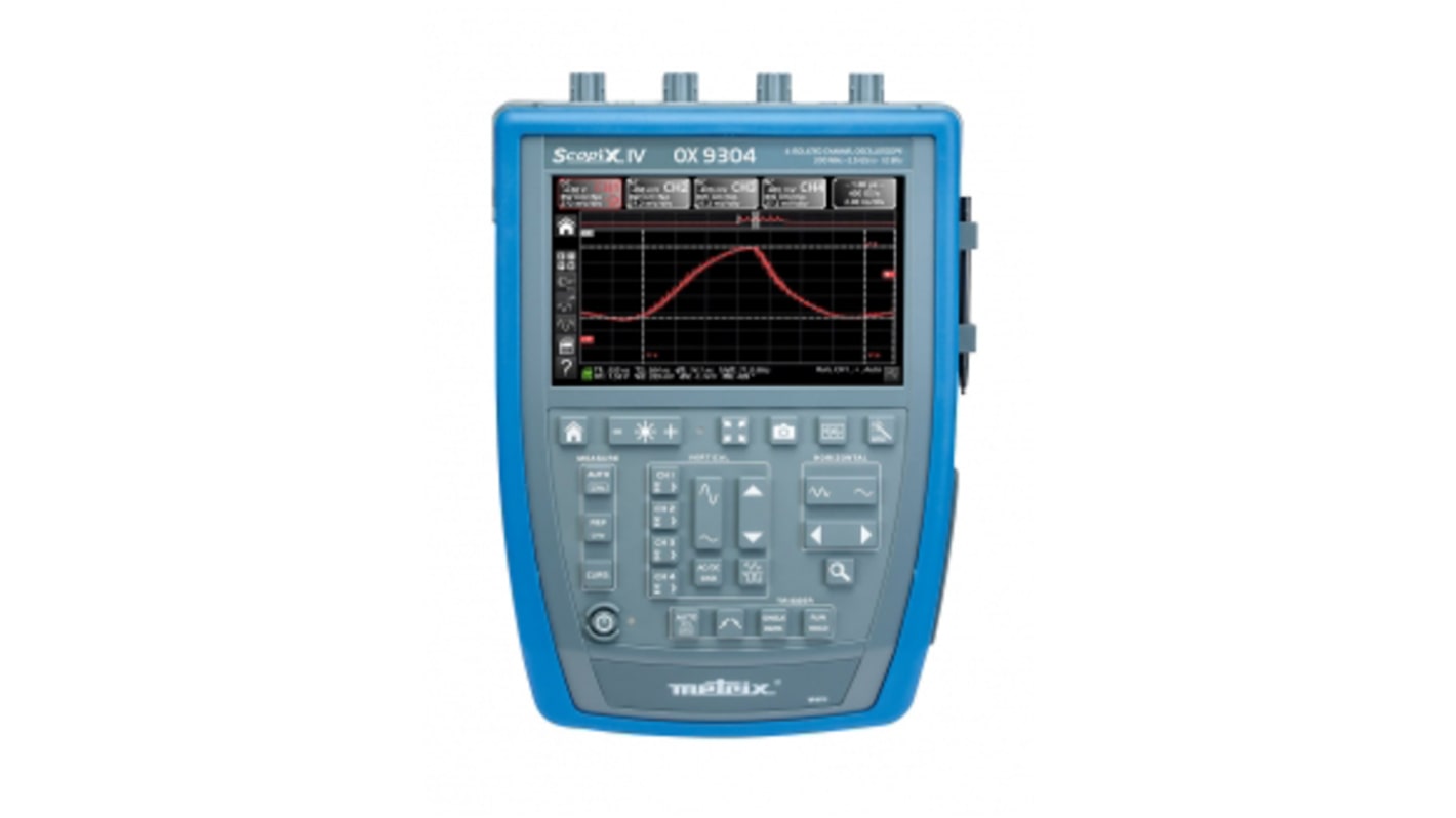 Oscilloscope Portable Metrix série SCOPIX IV, 300MHz, Etalonné RS