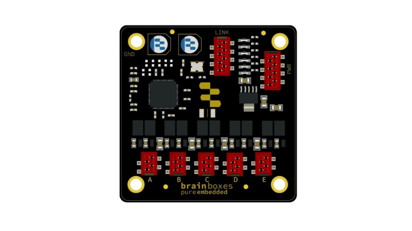 Strumento di sviluppo comunicazione e wireless Brainboxes Pure Embedded 10/100 5 Port Industrial Ethernet Switch,