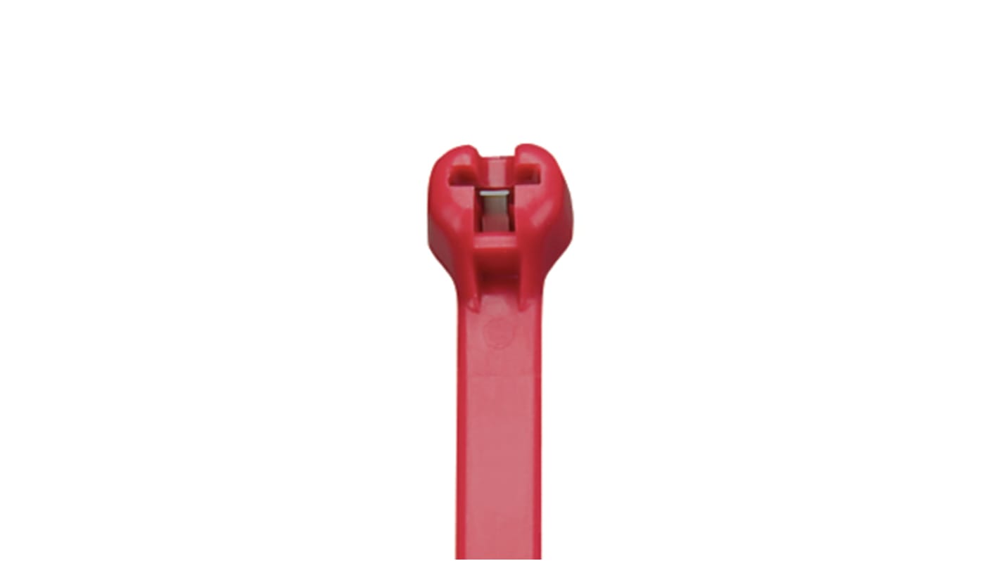 Serre-câbles Panduit 203mm x 4,7 mm Rouge en Nylon