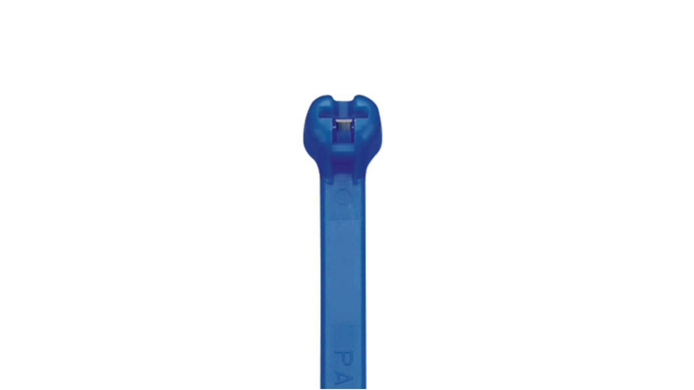 Panduit Cable Ties, 203mm x 4.7 mm, Blue Nylon, Pk-1000pack