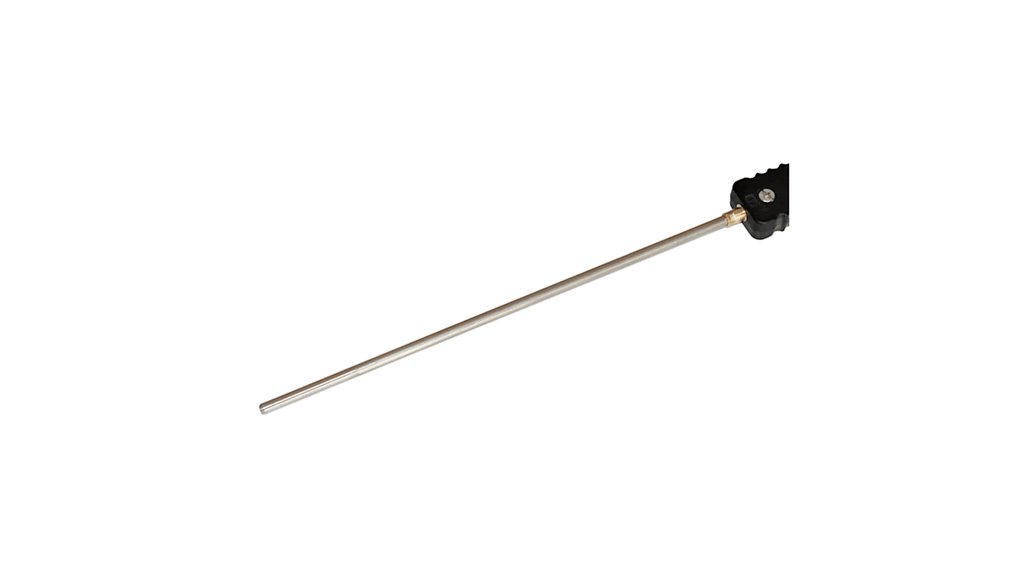 Termopar tipo J Electrotherm, Ø sonda 4.5mm x 500mm, temp. máx +700°C, conexión Conector estándar