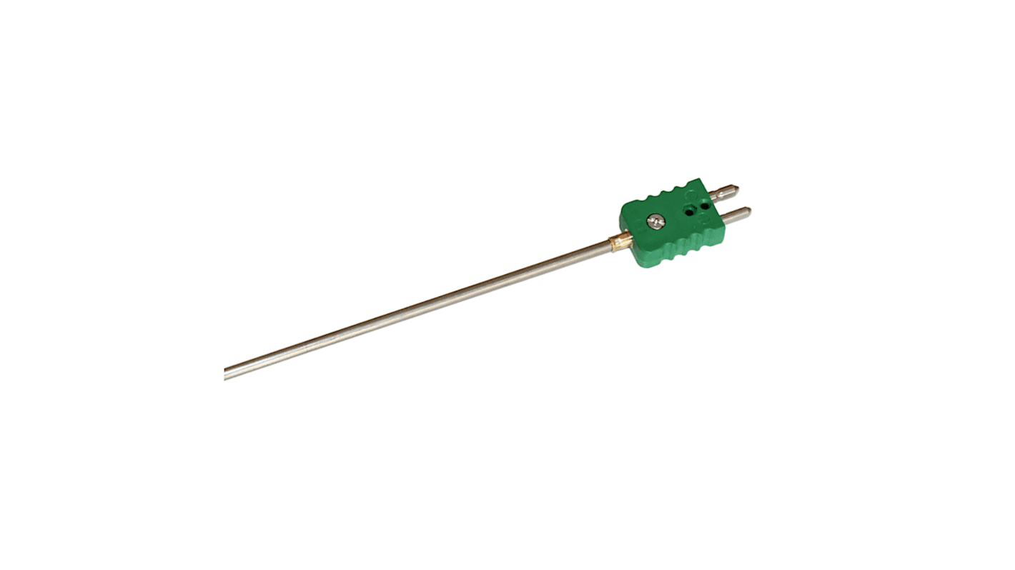 Electrotherm282 Type K Thermocouple 500mm Length, 4.5mm Diameter, 0°C → +1000°C