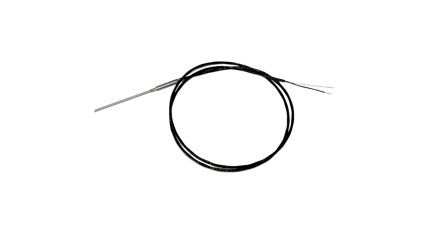 Electrotherm Type J Termoelement, Rustfrit stål, følerlængde: 500mm, 0°C til +205°C