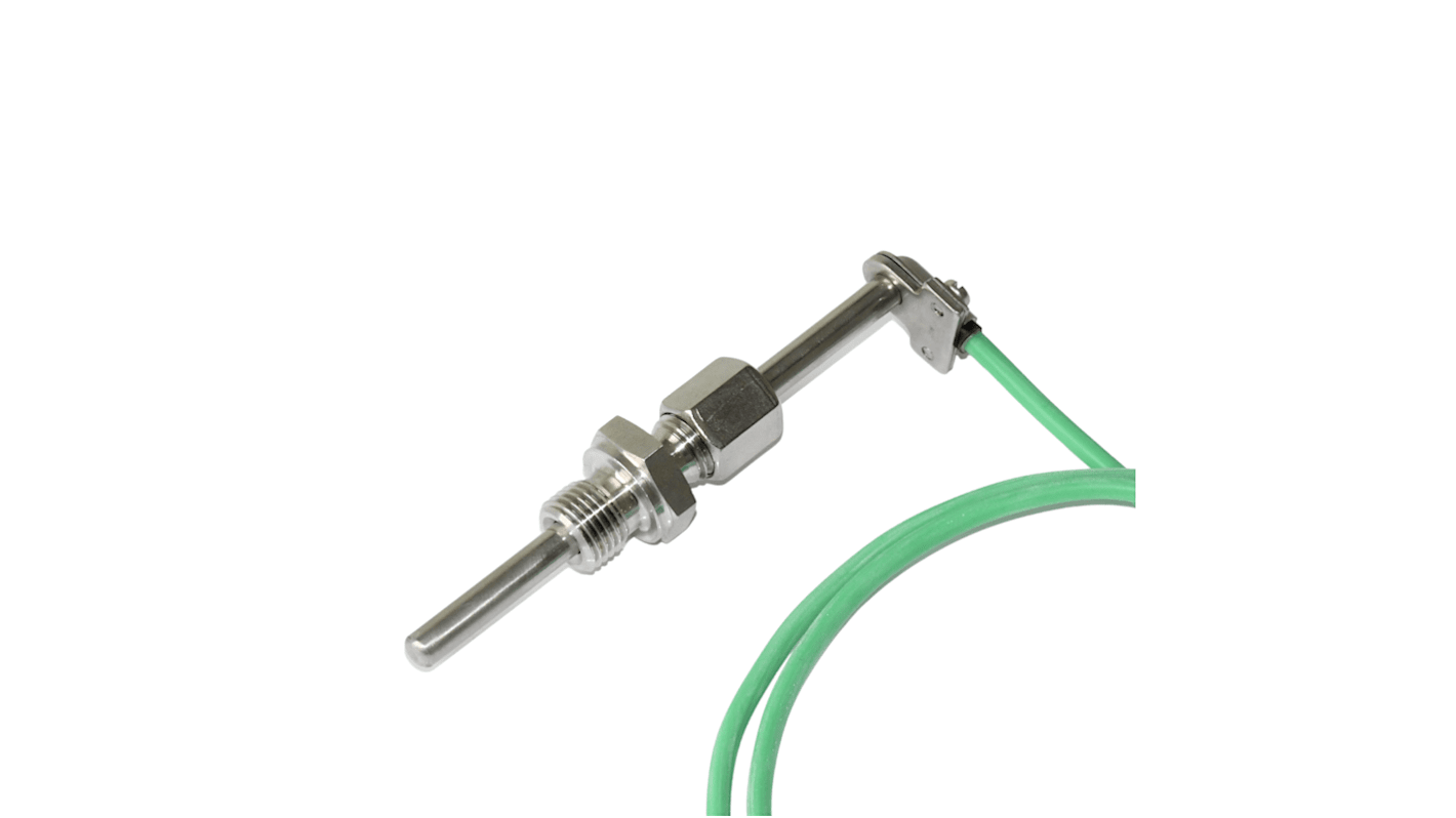 Thermocouple Electrotherm K7T type K Ø 6mm, L 100mm, +350°C max à Câble