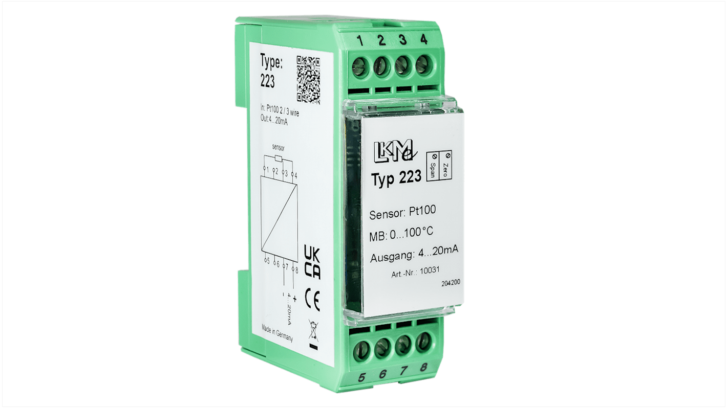 LKMelectronic LKM Temperature Transmitter Pt100 Input