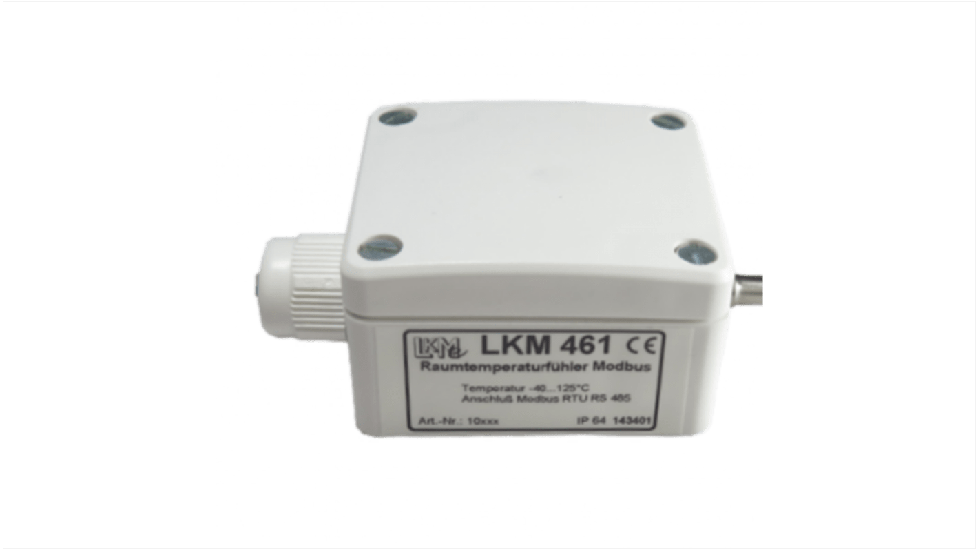 Trasmettitore di temperatura LKMelectronic LKM, -40°C→85°C, ingresso Sensore semiconduttore TMP116, uscita Modbus RTU